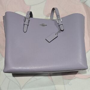 Coach Light Purple Tote Bag